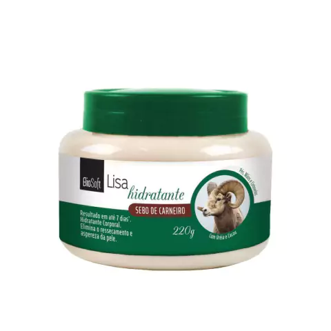 Hidratante Sebo de Carneiro 220g Biosoft