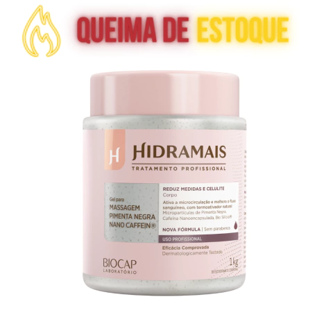 Gel Pimenta Negra Nano Caffein 1kg - comprar online