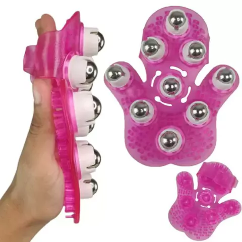 Luva Massageadora com Esferas Estek