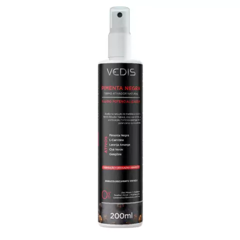 Fluido Pimenta Negra 200ml Vedis