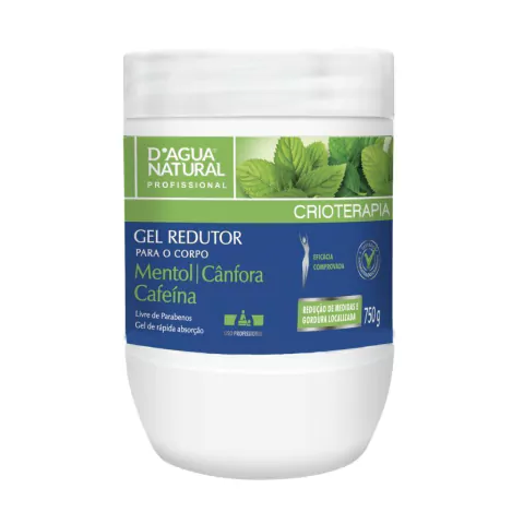 Gel Redutor com Cafeína 750g D'água Natural - comprar online