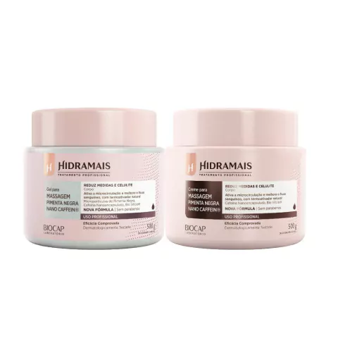 Kit Pimenta Negra Nano Caffein 500g Hidramais Profissional - comprar online