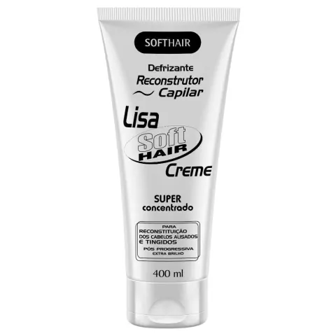 Defrizante Reconstrutor Lisa Creme 400ml SoftHair