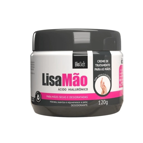 Creme Lisa Mão Ácido Hialurônico 120g Biosoft