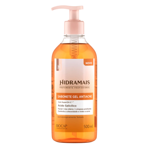 Sabonete Gel Antiacne 500ml Hidramais