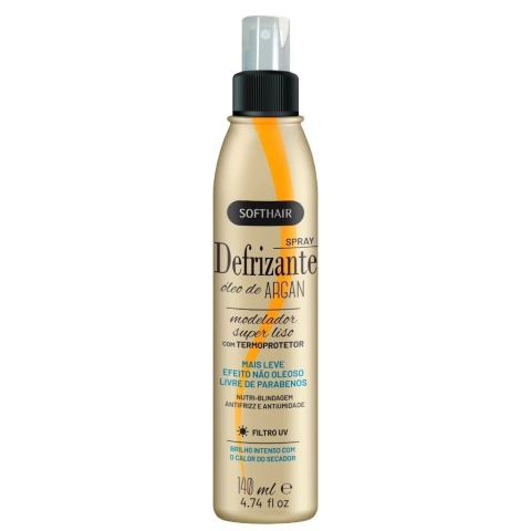 Defrizante Spray Óleo de Argan 140ml Softhair