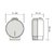 DISPENSER PARA HIGIENICO JUMBO 350 MTS