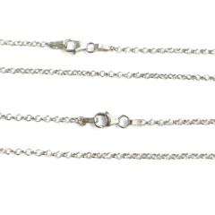 Collar Macizo Rolo 030 solo Plata - Adára Fábrica de Joyas