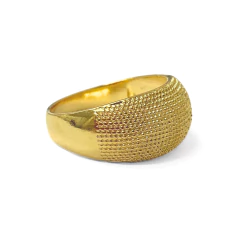 Anillo Laminado en Oro Panal en internet