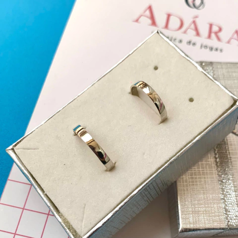 Alianza Cinta Plata Sola 3mm - comprar online