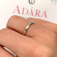 Alianza Media Caña Plata Sola 2mm - comprar online