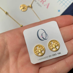 Combo: 4 Joyas Laminadas en Oro Árbol de la Vida en internet