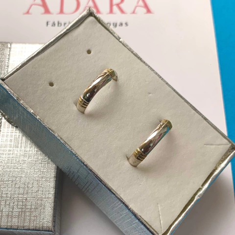 Alianza Media Caña con Oro 4mm - comprar online