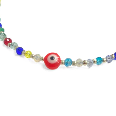 Tobillera Extensible Donas con Centro Ojo de Horus - Adára Fábrica de Joyas