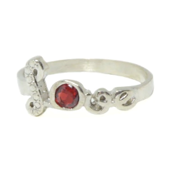 Combo: 4 Anillos Económicos con Piedra Nº2 - tienda online