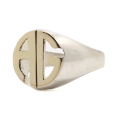 Anillo Inicial Doble Redondo - Adára Fábrica de Joyas
