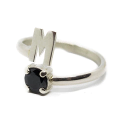 Anillo Inicial con Piedra Círculo en internet