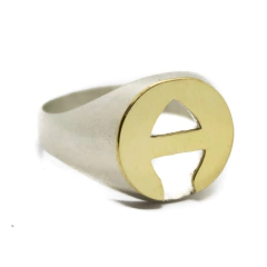 Anillo Inicial Redondo - tienda online