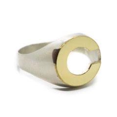 Anillo Inicial Redondo - Adára Fábrica de Joyas