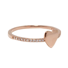 Anillo Italiano 6 - Corazón Rosé en internet
