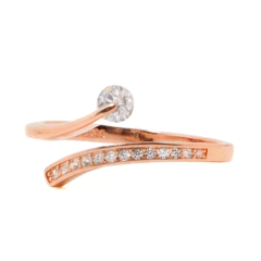 Anillo Italiano 20 - Abierto con Piedra Circular - comprar online