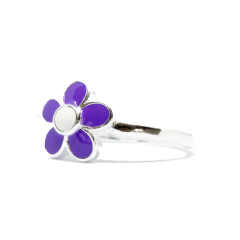 Anillo Italiano 23 - Flor Esmaltada en internet