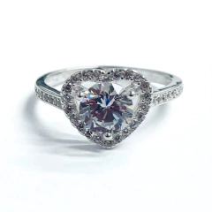 Anillo Italiano 34 - Compromiso Piedra Corazón - comprar online