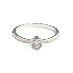 Anillo Italiano 29 - Solitario con Piedra