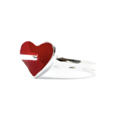 Anillo Italiano 32 - Corazón Esmaltado - tienda online
