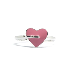Anillo Italiano 32 - Corazón Esmaltado en internet