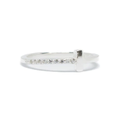 Anillo Italiano 30 - Cruz con Piedras - comprar online