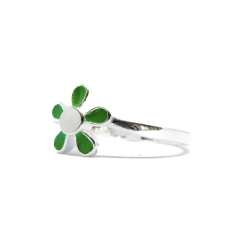 Anillo Italiano 23 - Flor Esmaltada - comprar online