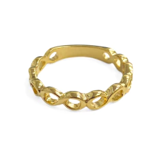 Anillo Laminado en Oro Infinito en internet
