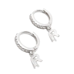 Aro Argolla con Dije Inicial - tienda online