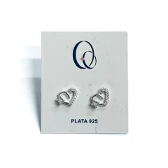 Aro Italiano 15 - Corazón Abstracto con Piedras - comprar online