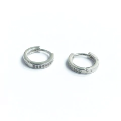 Aro Italiano 67 - Argollita con Piedras Simple - comprar online
