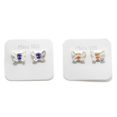 Aro Mariposa con Piedra - Adára Fábrica de Joyas