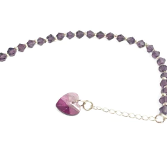 Pulsera Extensible Cónicas con Dije Corazón en internet