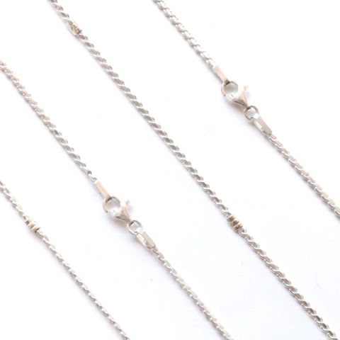 Collar Macizo Almendra 060 con Oro