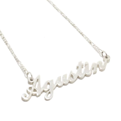 Dije Nombre Grueso + Collar Macizo - tienda online