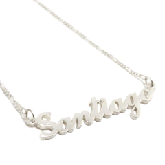 Dije Nombre Grueso + Collar Macizo - comprar online