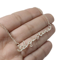 Dije Nombre Fino + Collar Macizo - tienda online