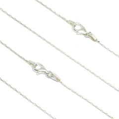 Collar Macizo FR 040 solo Plata