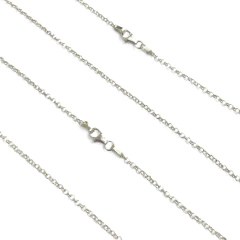 Collar Macizo Rolo 030 solo Plata - comprar online