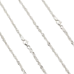 Collar Macizo Singapur 040 solo Plata