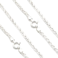 Collar Spiga Plata Sola