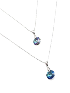 Combo: Collar con Cristal + Aro Círculo - Adára Fábrica de Joyas