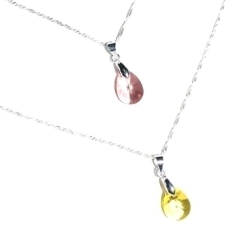 Collar Italiano + Cristal Gota - comprar online