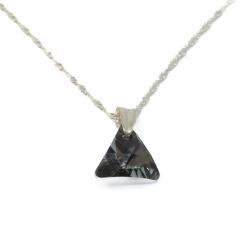 Collar Italiano + Cristal Triangulo - comprar online