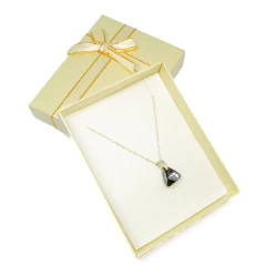 Collar Italiano + Cristal Triangulo - Adára Fábrica de Joyas